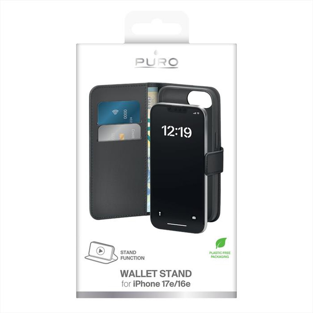 Immagine del prodotto PURO - Cover Ecopelle iPhone SE 2025-Nero