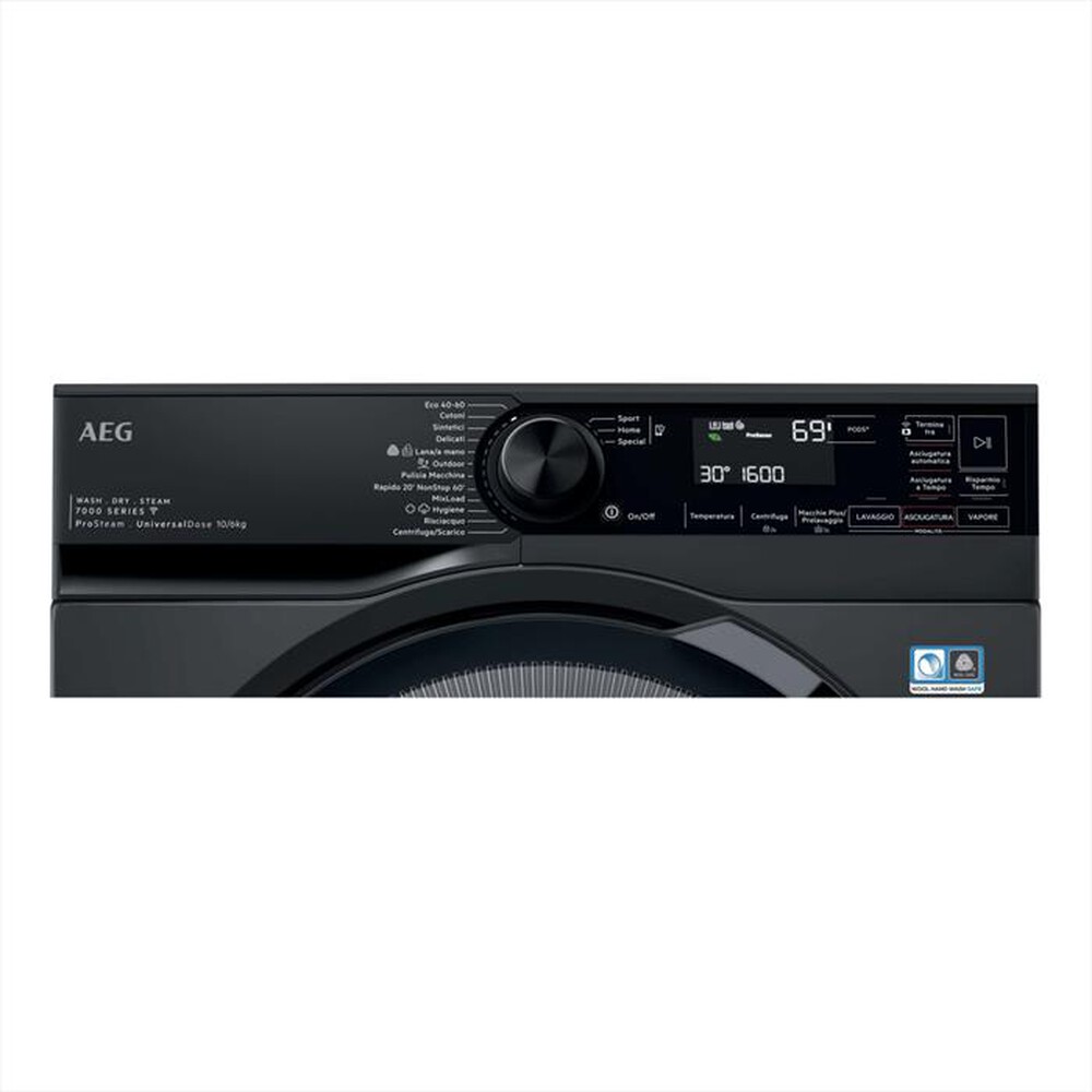 Immagine del prodotto AEG - Lavasciuga LWR7BLACK 10/6 Kg Classe D-Nero
