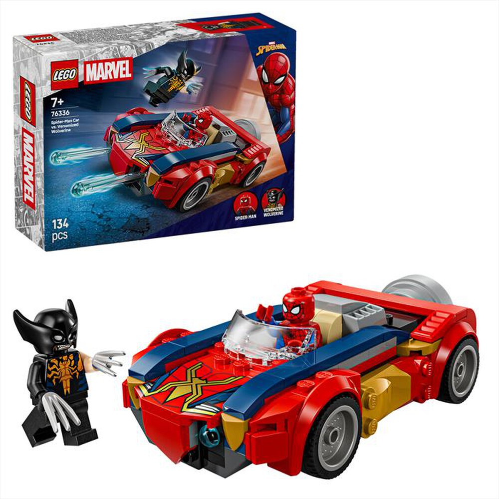 Immagine del prodotto LEGO - MARVEL AUTO SPIDERMAN VS VENOMIZED WOLVERINE 76336-Multicolore