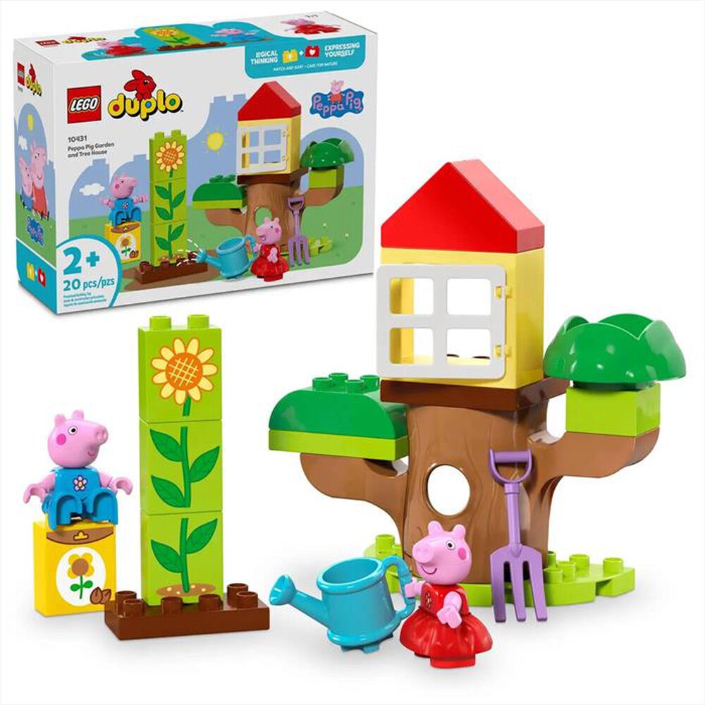 "LEGO - IL GIARDINO E LACASA SULL'ALBERO DI P.PIG -10431-Multicolore"