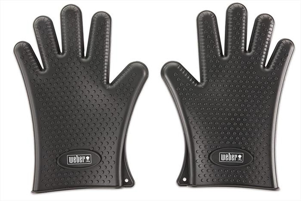 "WEBER - GUANTI BARBECUE IN SILICONE-nero"