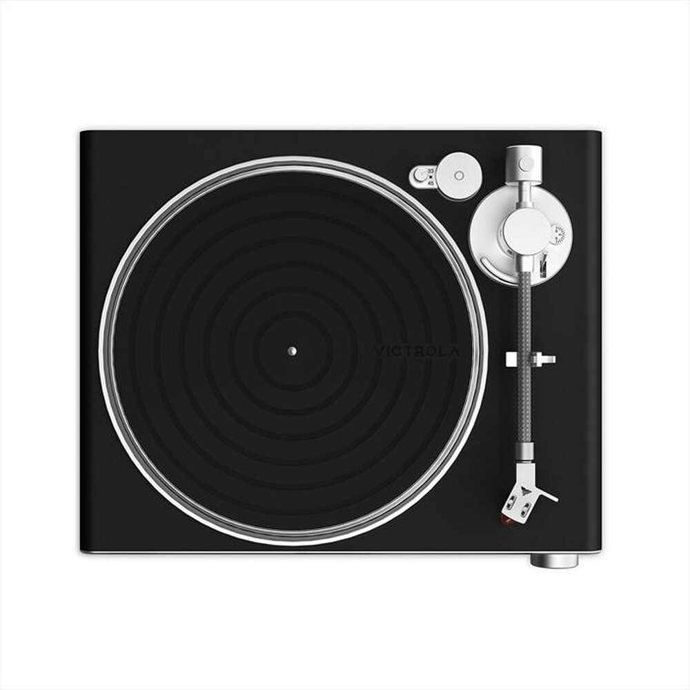 "VICTROLA - Piatto giradischi HI- RES CARBON-ACCIAIO"
