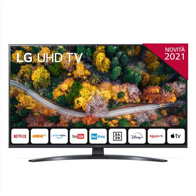 LG - Smart TV UHD 4K 43" 43UP78006LB-Dark Iron Gray