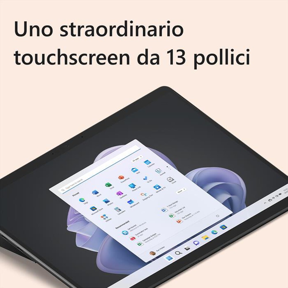 "MICROSOFT - Notebook SURFACE PRO 9 - 13\" - 8GB - 256GB-Graphite"