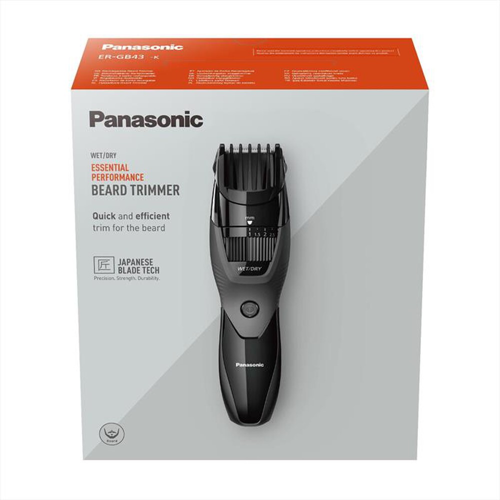 Immagine del prodotto PANASONIC - Regolabarba, Tagliacapelli ER-GB43-NERO