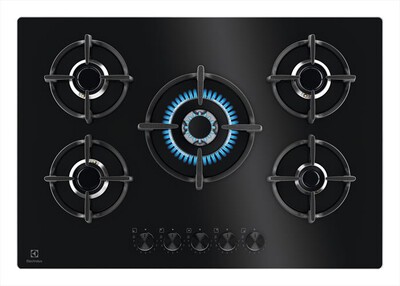 ELECTROLUX - Piano cottura a gas EGG75372K 0cm-Nero/Gas on glass