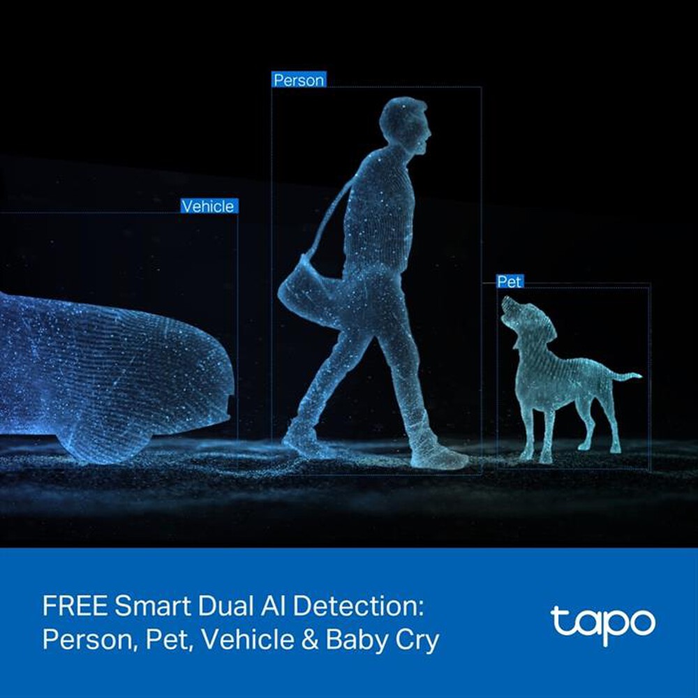 Immagine del prodotto TP-LINK - IP CAM MOTORIZZATA CON DOPPIO OBIETTIVO-Bianco