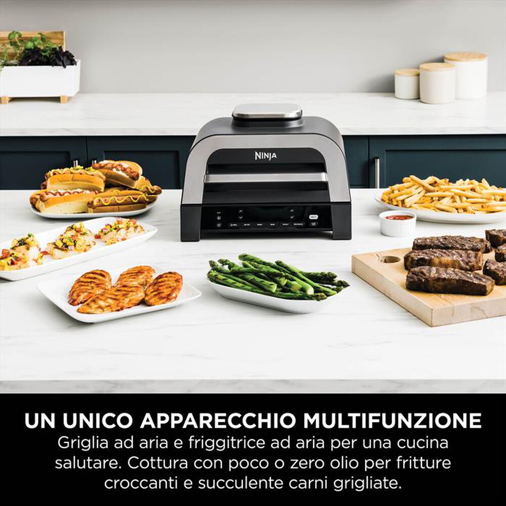 Immagine del prodotto NINJA - Friggitrice ad aria 6-IN-1 MAX GRILL & AIR FRYER-Grigio e Argento