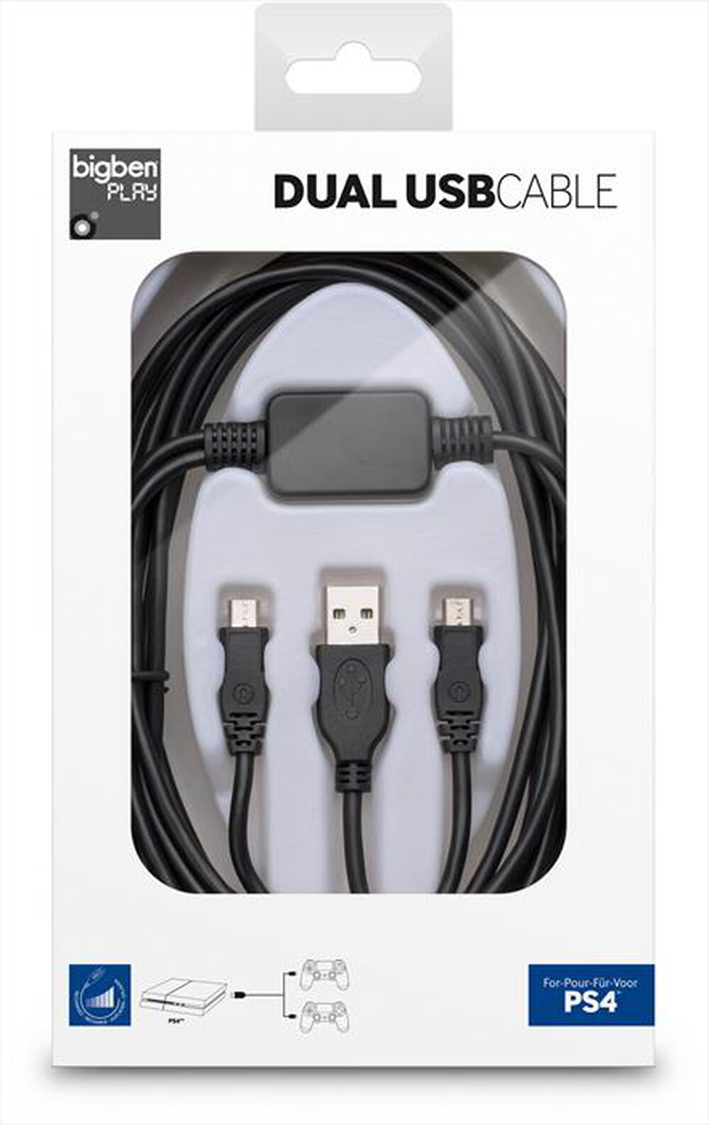 Immagine del prodotto BIG BEN - PS4DUALUSBCHARGE-Nero