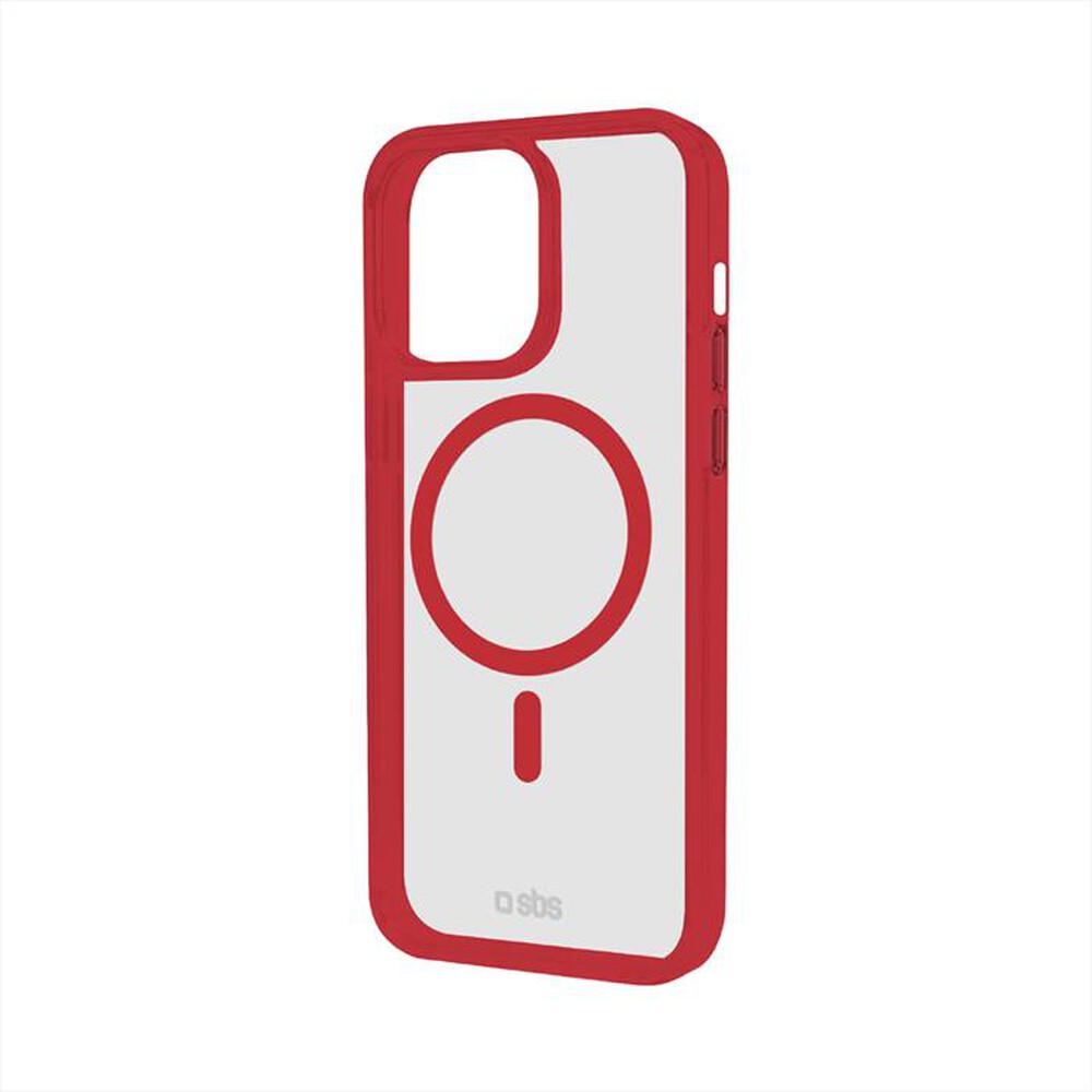 "SBS - Cover TEMAGCOLIP1561PR per iPhone 15 Pro-Rosso"