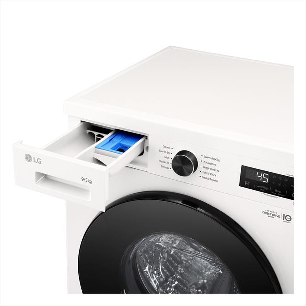 Immagine del prodotto LG - Lavasciuga W4NX1095NWB 6 MOTION 9/5KG Classe A-Essence White