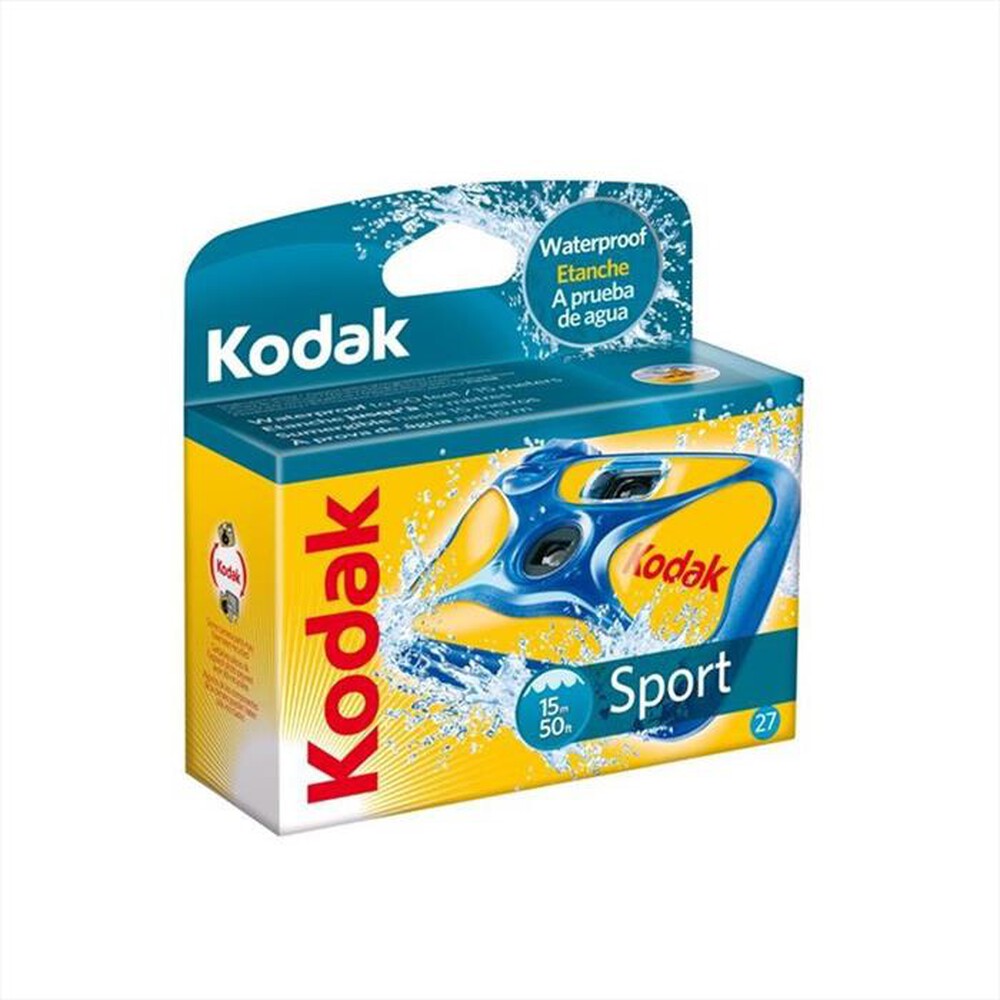 "KODAK - WATER SPORT 27 POSE-giallo/blu"