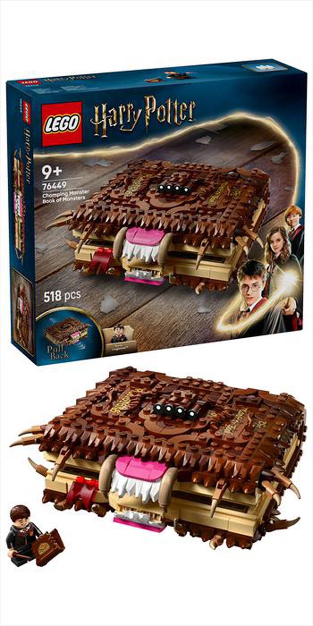 "LEGO - IL LIBRO MOSTRO DEI MOSTRI AZZANNANTE-,"
