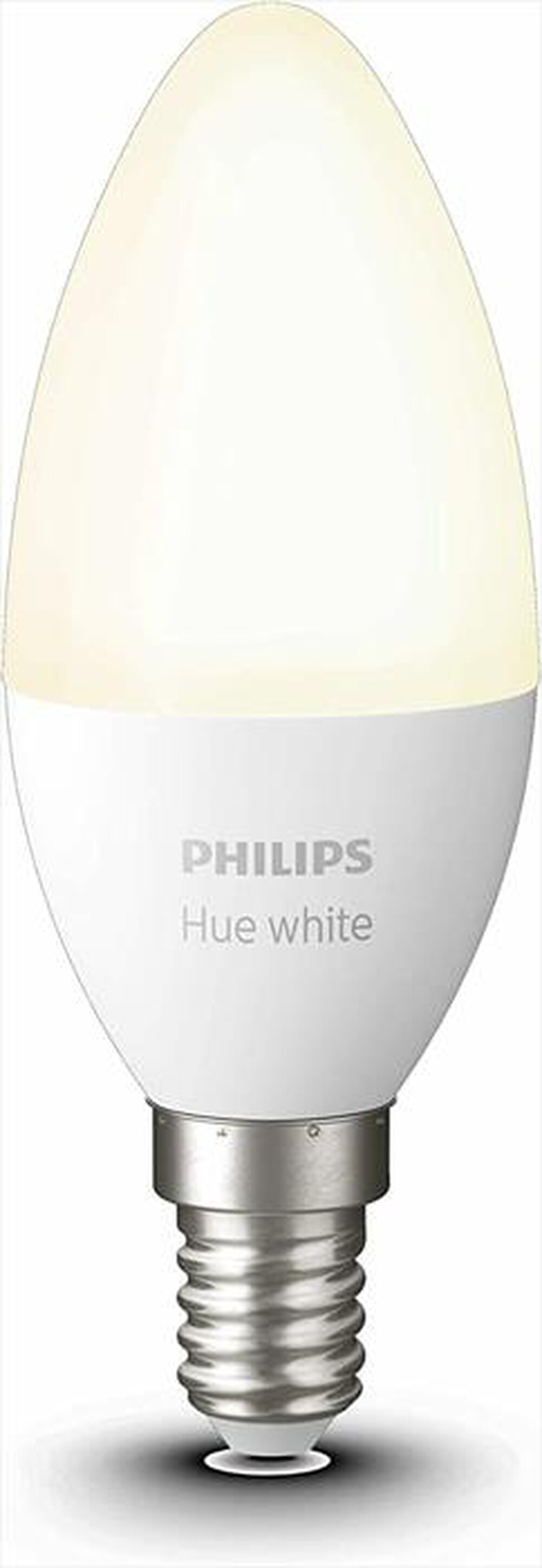 "PHILIPS - HUE WHITE LAMPADINA E14 40W-Luce Bianca Dimmerabile"
