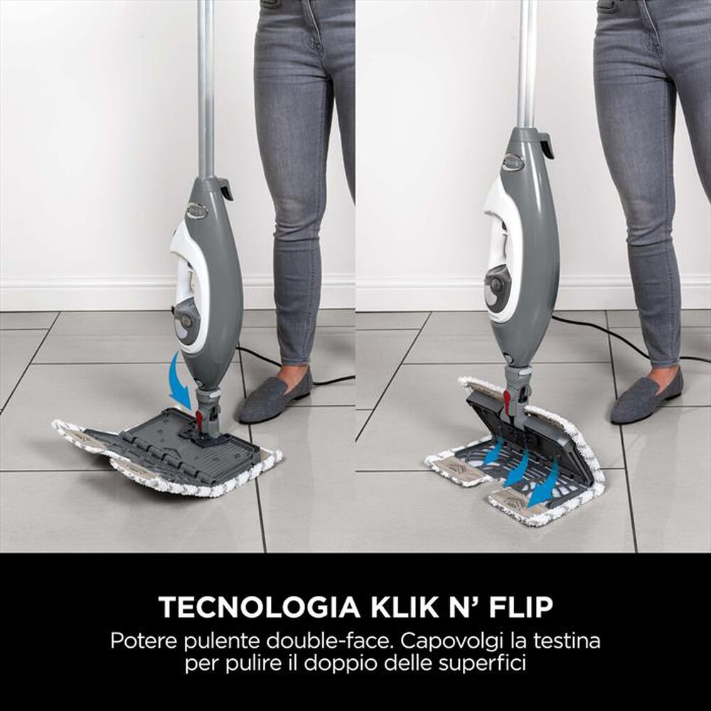 Immagine del prodotto SHARK - Scopa a vapore 2 in 1  KLIK 'N' FLIP S6005EU-Bianco