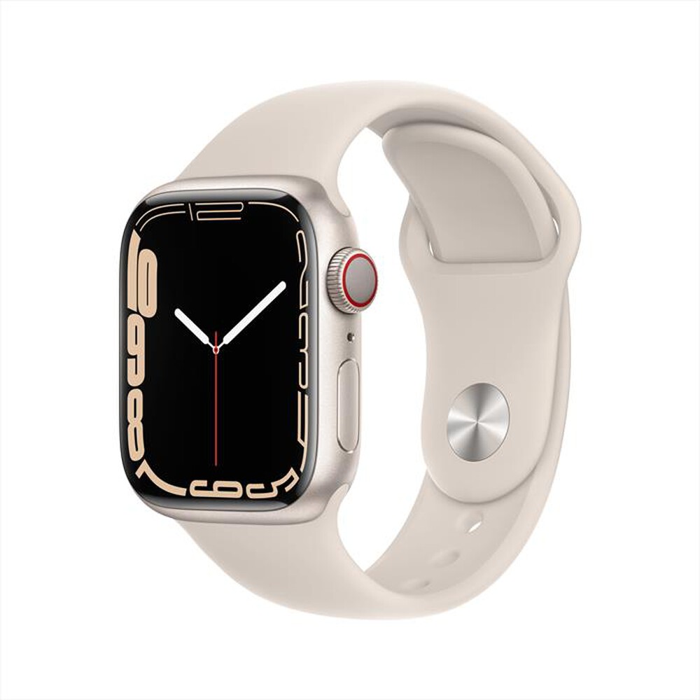 "APPLE - Apple Watch Series 7 GPS+Cellular 41mm Alluminio - Galassia Sport Galassia"