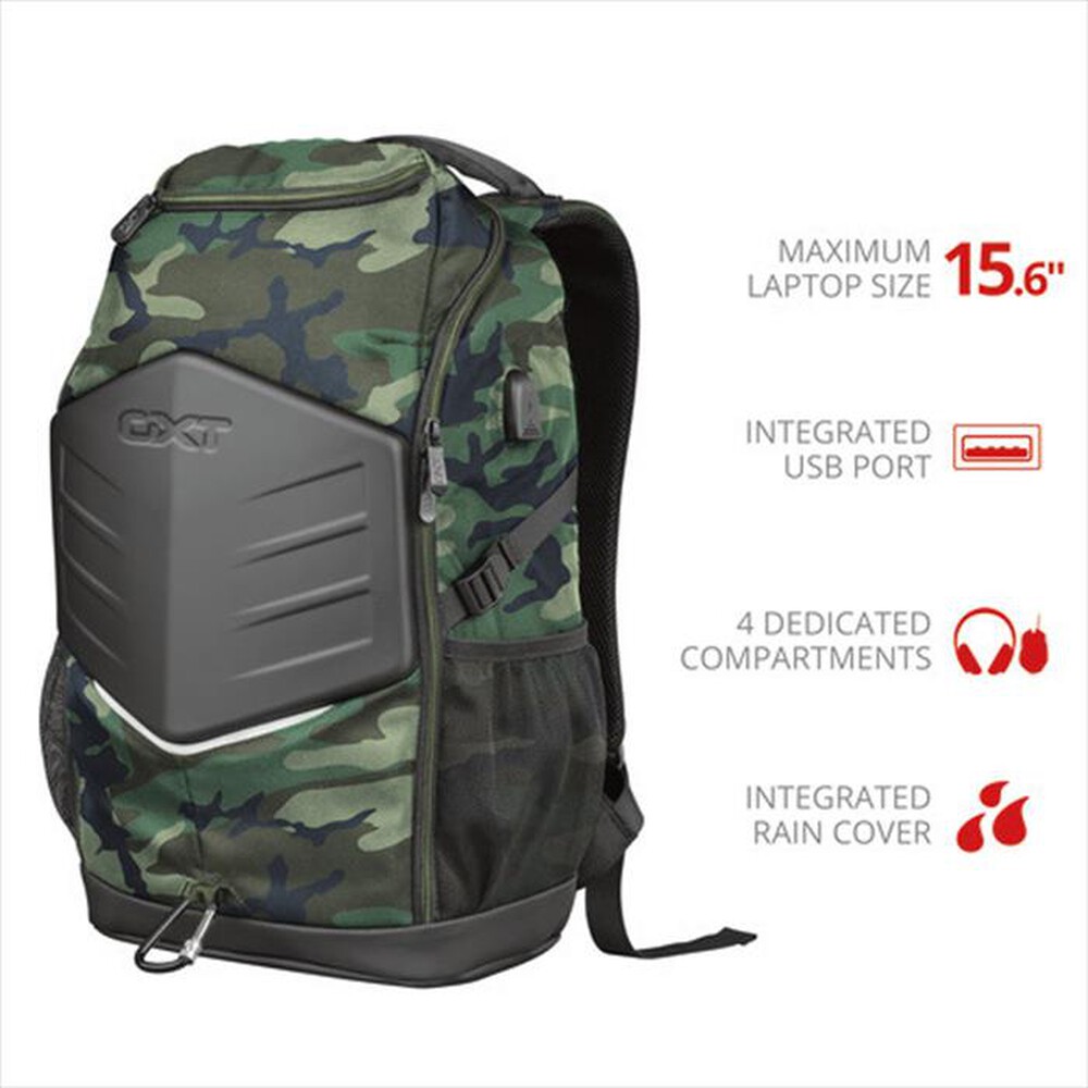 "TRUST - GXT1255 OUTLAW BACKPACK-Camouflage"