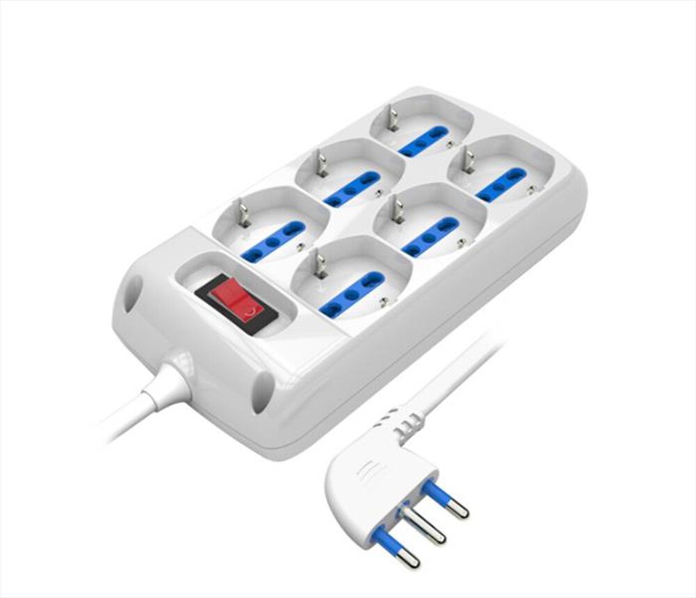 Immagine del prodotto NOVALINE - Presa multipla CED06P-Bianco