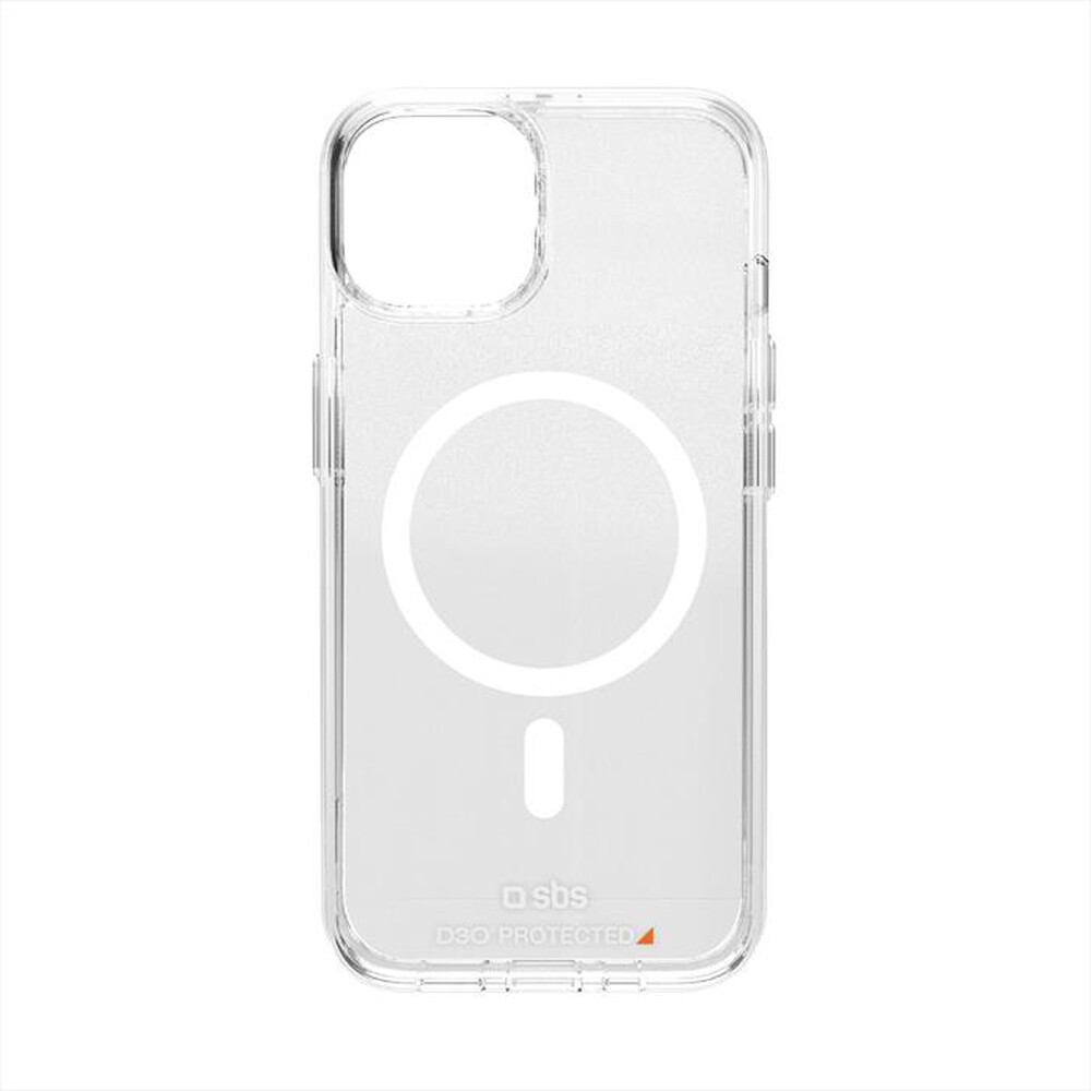 "SBS - Cover Magsafe D3O TED3OMAGCOVIP1561 per iPhone 15-Trasparente"