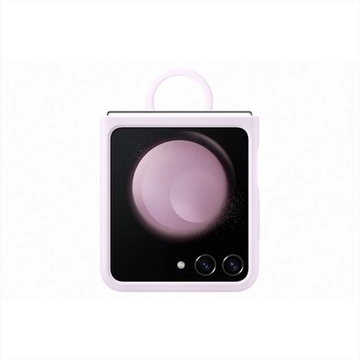 SAMSUNG - Cover in silicone C/Ring per Galaxy Z FLIP5-Lavander