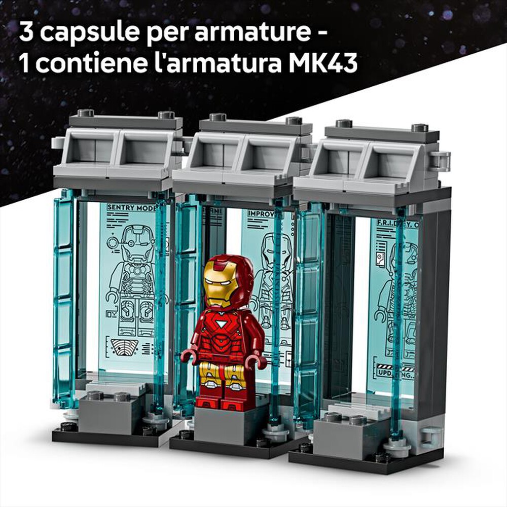 Immagine del prodotto LEGO - MARVEL Laboratorio Iron Man: Sala Armature 76315