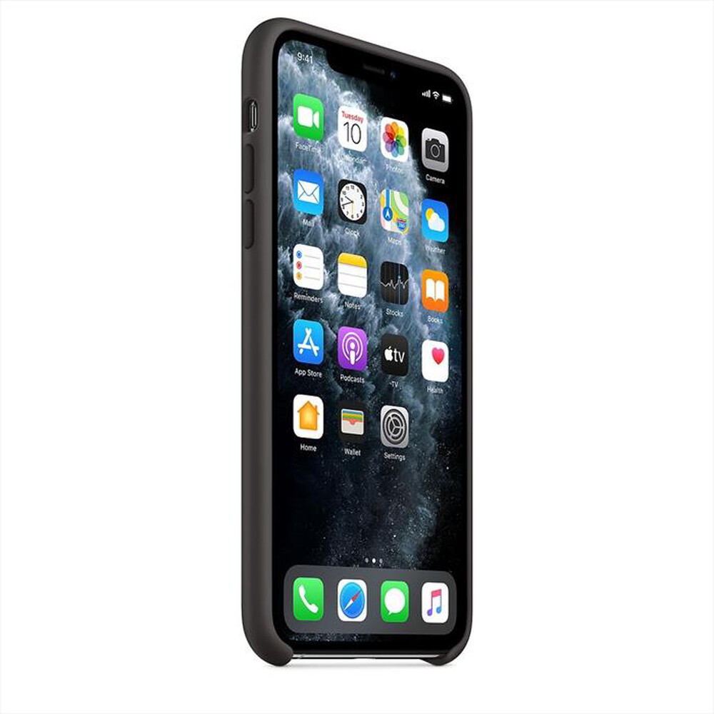 "APPLE - Custodia in silicone per iPhone 11 Pro Max-Nero"