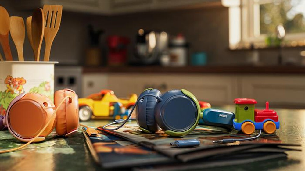 Immagine del prodotto PHILIPS - Cuffie on-ear cablate per bambini TAK2000CT/00-Ottanio cristallizzato