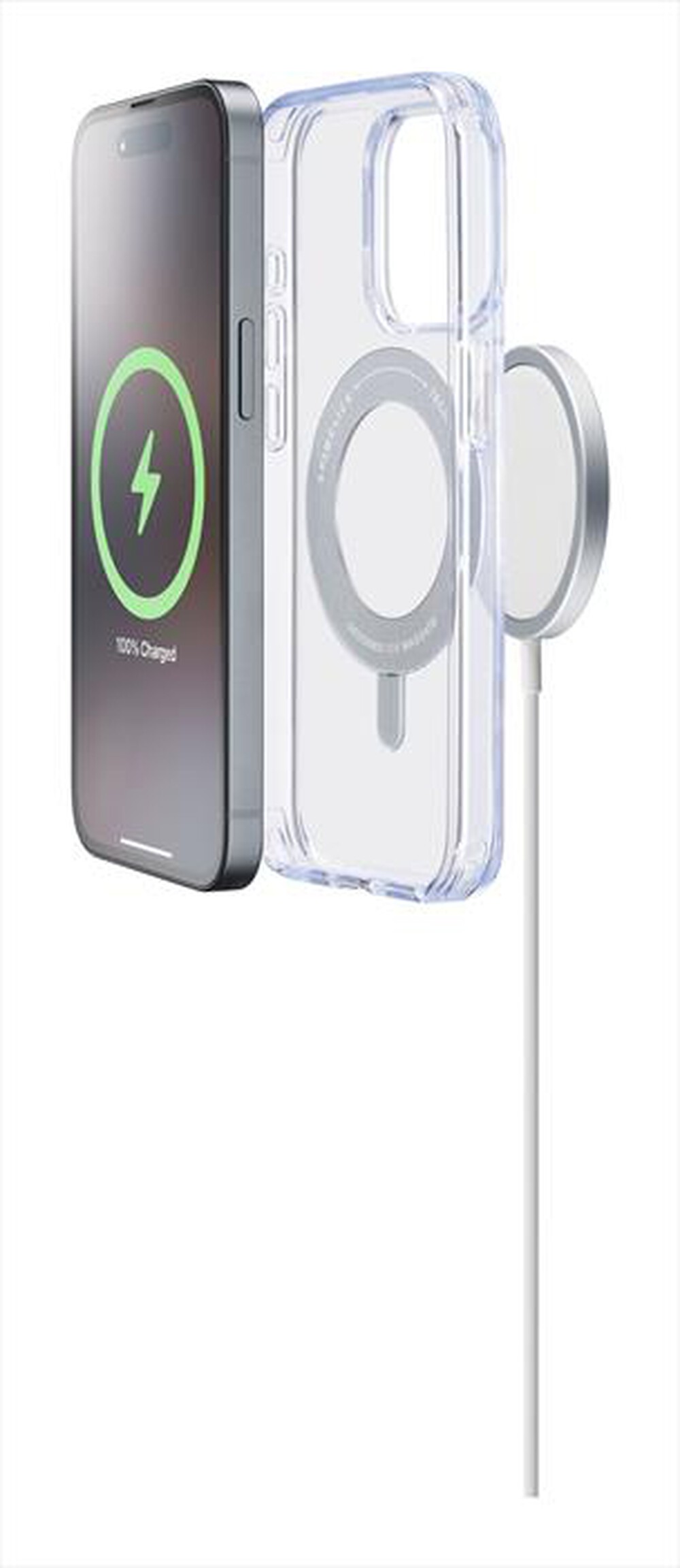 Immagine del prodotto CELLULARLINE - Cover SPIN MAG per iPhone 16 Pro Max-Transparent