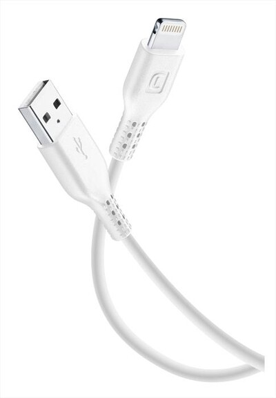 CELLULARLINE - USBDATA06MFIIPHW Lightning Cavo USB da 60cm-Bianco