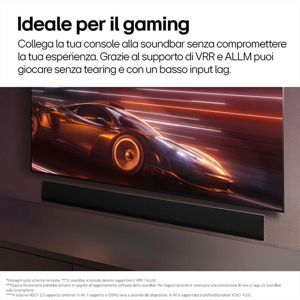"LG - Soundbar SG10TY-Satin Silver"