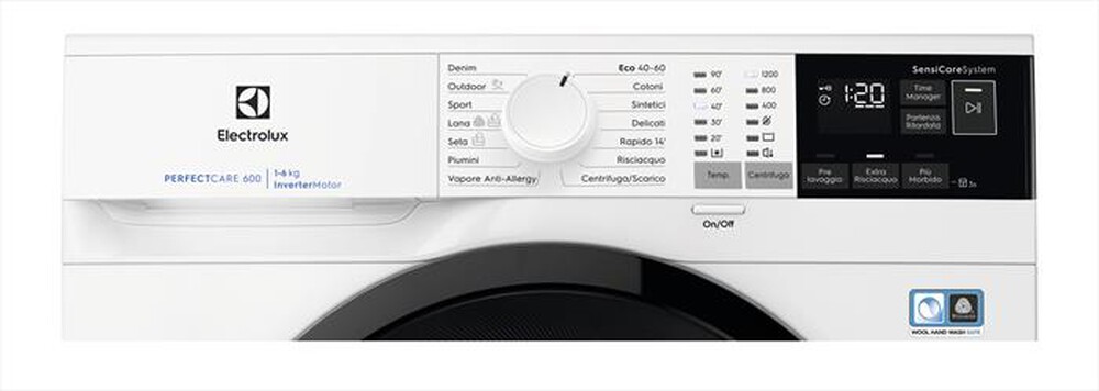"ELECTROLUX - Lavatrice slim EW6S462I 6 Kg Classe C-Bianco/oblò nero"