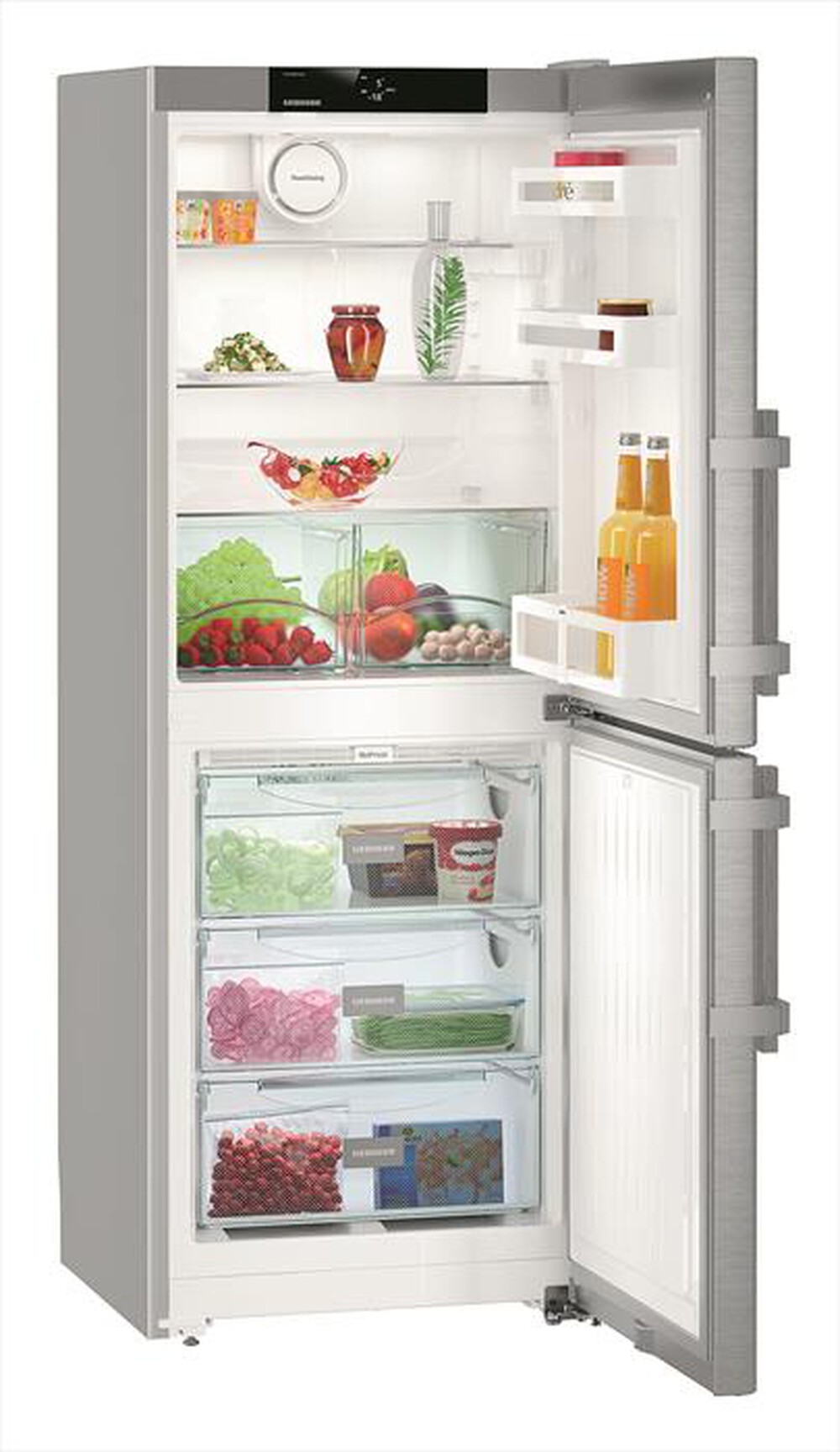 Immagine del prodotto LIEBHERR - Frigorifero combinato CNEF   3115-21 Classe E-acciaio/silver