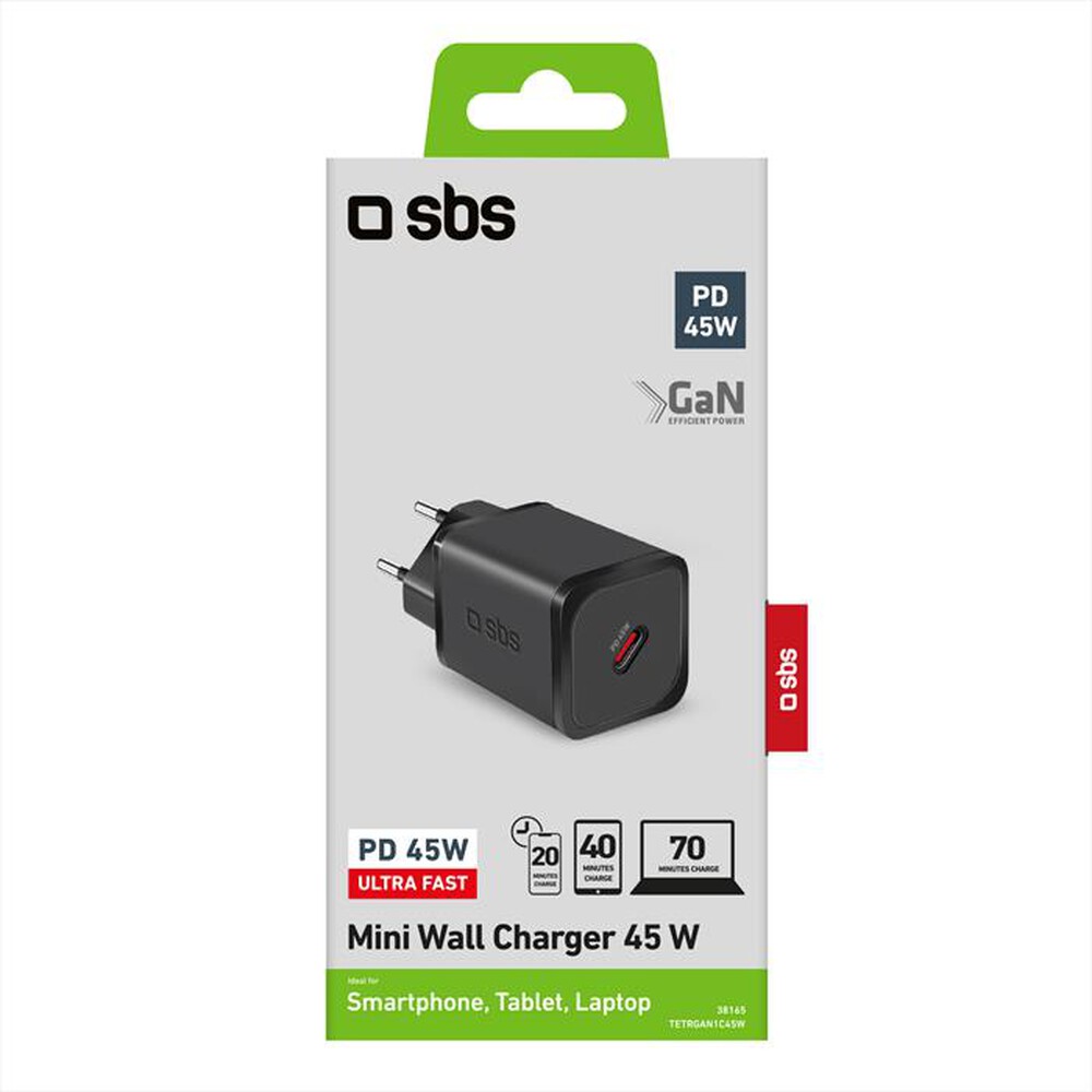 Immagine del prodotto SBS - Caricatore TETRGAN1C45W-Nero