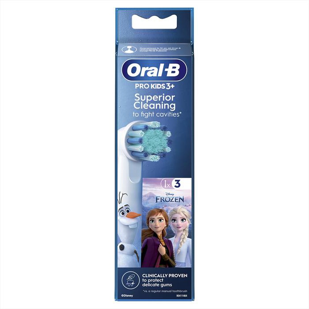 "ORAL-B - TESTINE PRO KIDS DISNEY FROZEN 3 TESTINE-BIANCO person DISNEY FROZEN"