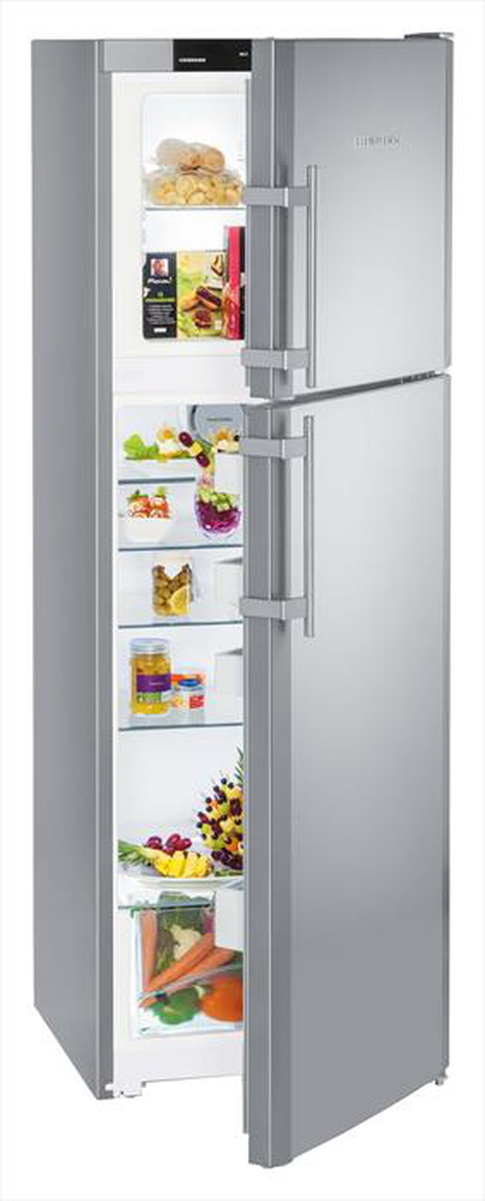"LIEBHERR - Frigorifero 2 porte CTPESF 3316-23 Classe F 320lt-Acciaio"