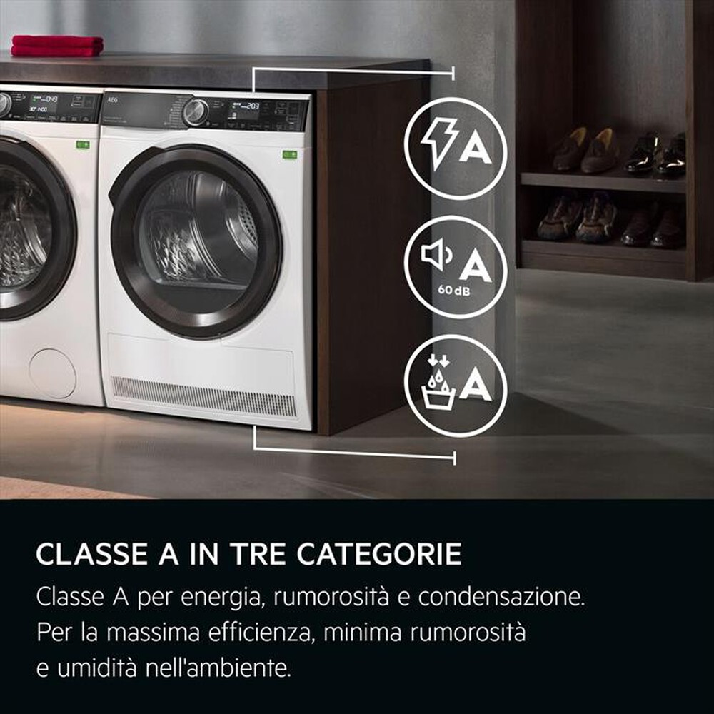 Immagine del prodotto AEG - Asciugatrice XTR9HBGA9YA 9 Kg Classe A-Bianco