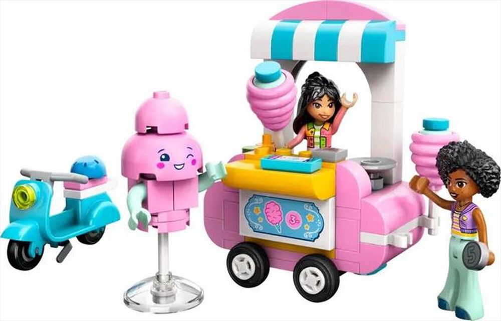 "LEGO - FRIENDS Bancarella zucchero filato e scooter-42643-Multicolore"
