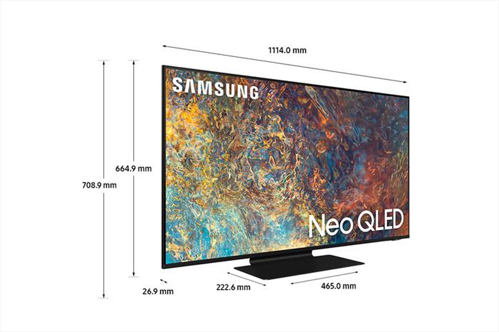 "SAMSUNG - Smart TV Neo QLED 4K 50” QE50QN90A-Titan Black"