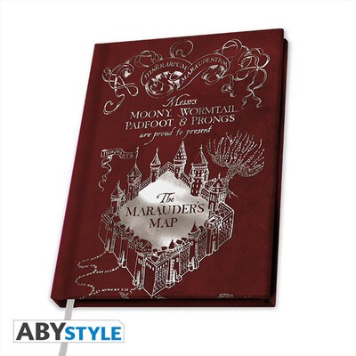 BIG BEN - HARRY POTTER NOTEBOOK A5 MARAUDER'S MAP