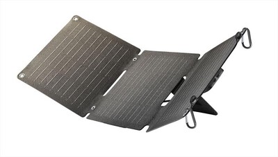 CELLULARLINE - Caricabatterie portatile SOLAR ACHSOLAR2USB20WD-Nero