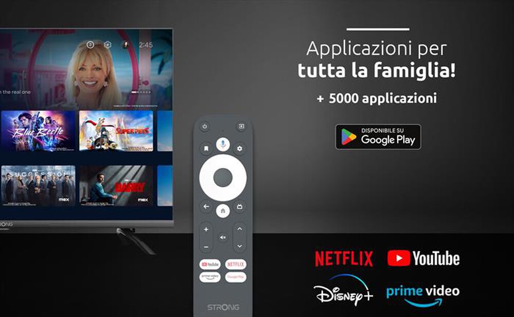 "STRONG - Android TV Stick 2K UHD LEAP-UNA-NERO"