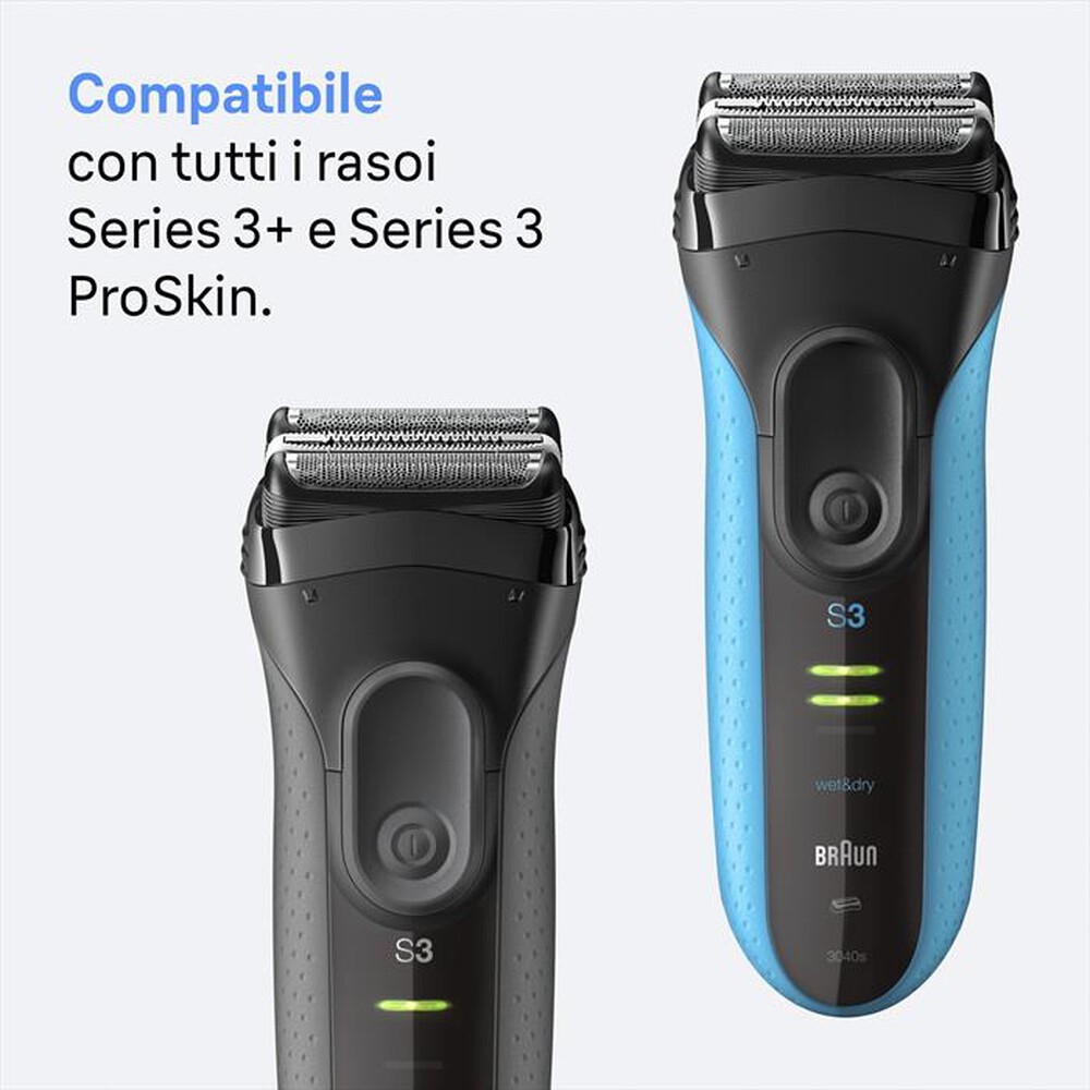 Immagine del prodotto BRAUN - Series 3+ Testina di Ricambio Per Rasoio Elettrico-NERO
