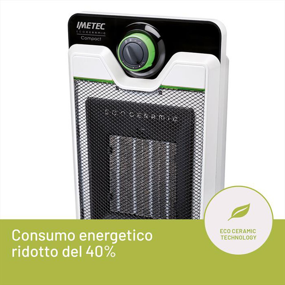 Immagine del prodotto IMETEC - Termoventilatore COMPACT-bianco e nero