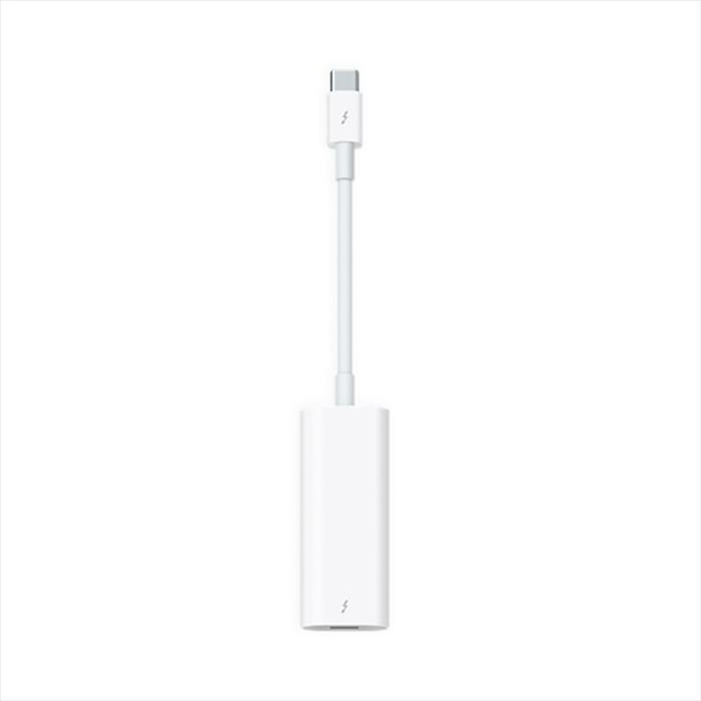"APPLE - Adattatore da Thunderbolt 3(USB-C)a Thunderbolt 2-Bianco"