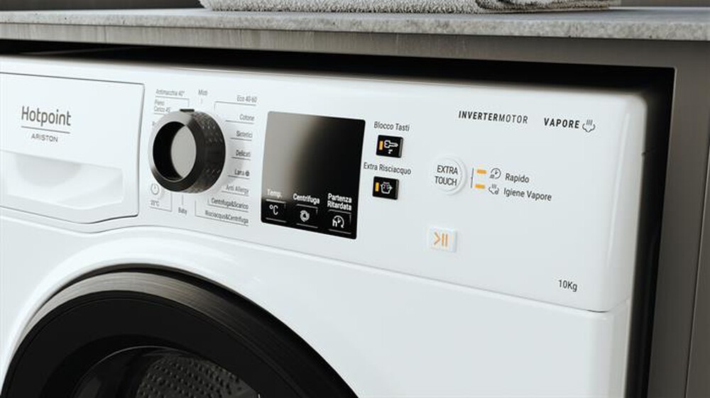 "HOTPOINT ARISTON - Lavatrice ACTIVE 40 NF1046WK IT 10 Kg Classe A-Bianco"