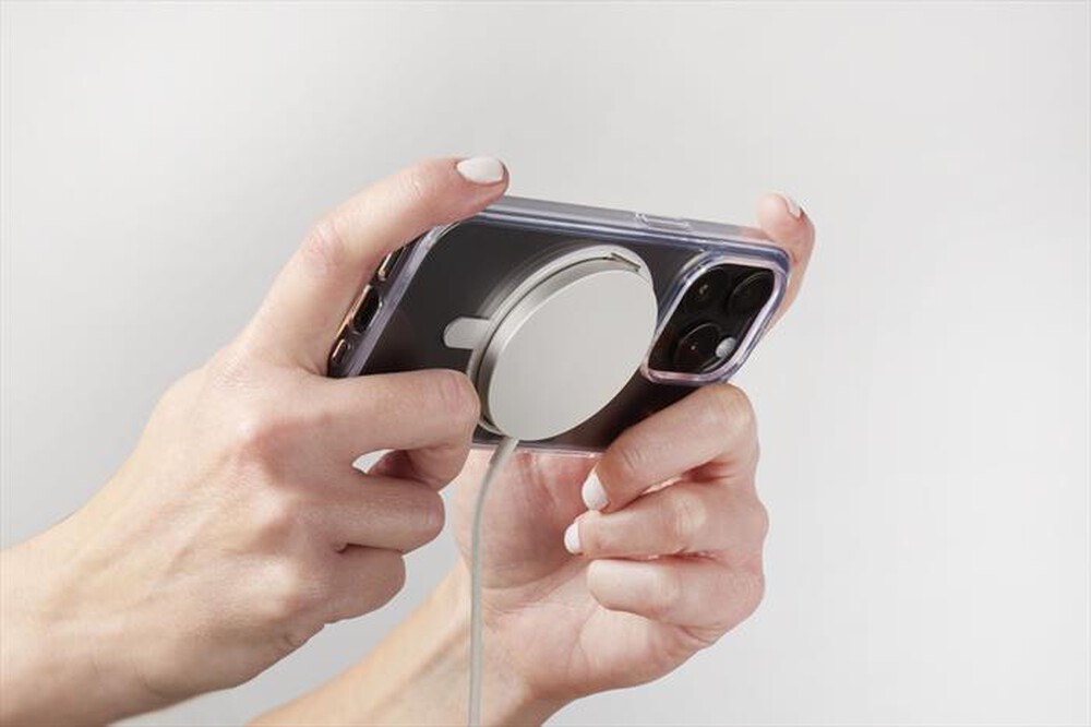 "CELLULARLINE - Cover SPIN MAG per iPhone 16 Pro-Transparent"