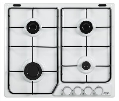 DE LONGHI - Piano cottura a gas FFB 46 ASV 4 fuochi 58cm-bianco