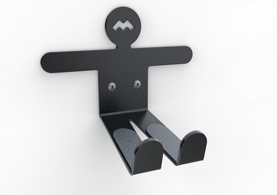 MELICONI - OMINO GANCIO PEDALE BICI-Acciaio di colore nero con pro