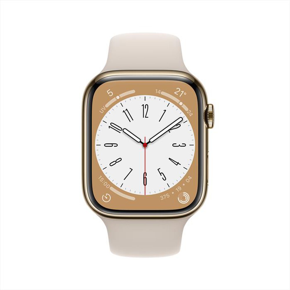 Immagine del prodotto APPLE - Watch Series 8 GPS + Cellular 45mm Acciaio-Oro - Galassia