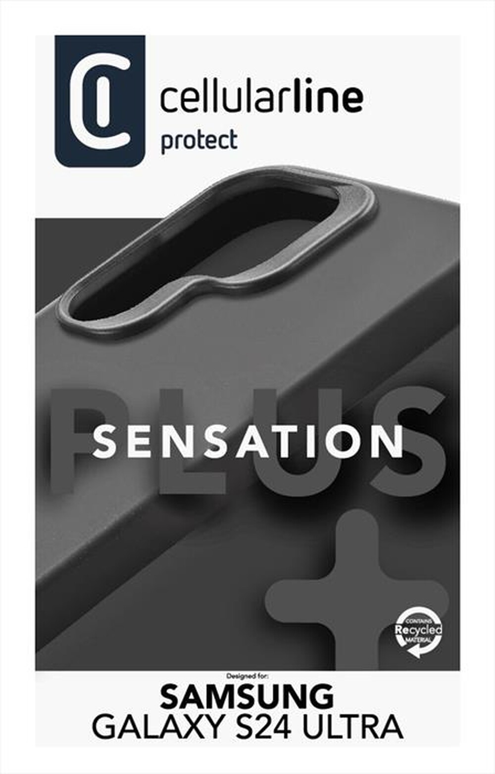 Immagine del prodotto CELLULARLINE - Custodia back SENSPLUSGALS24UK Galaxy S24 Ultra-Nero